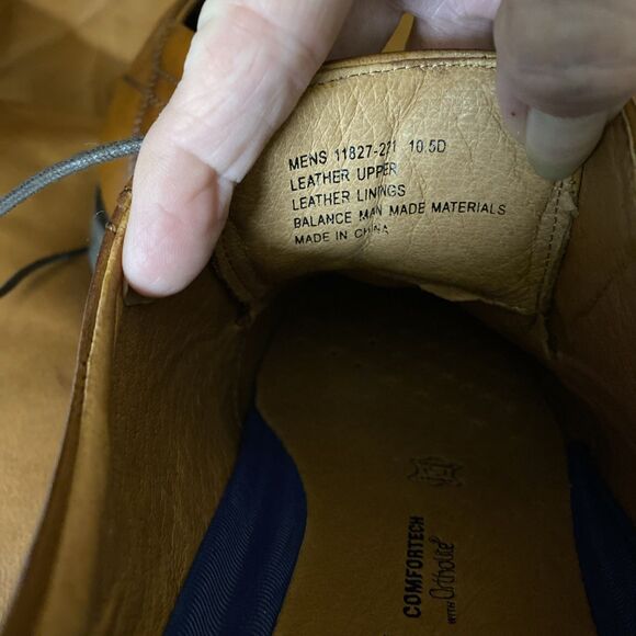 New No Box Tag Mens Florsheim Midtown Cap Toe Oxford Shoes Brown Leather 10.5D main image 10